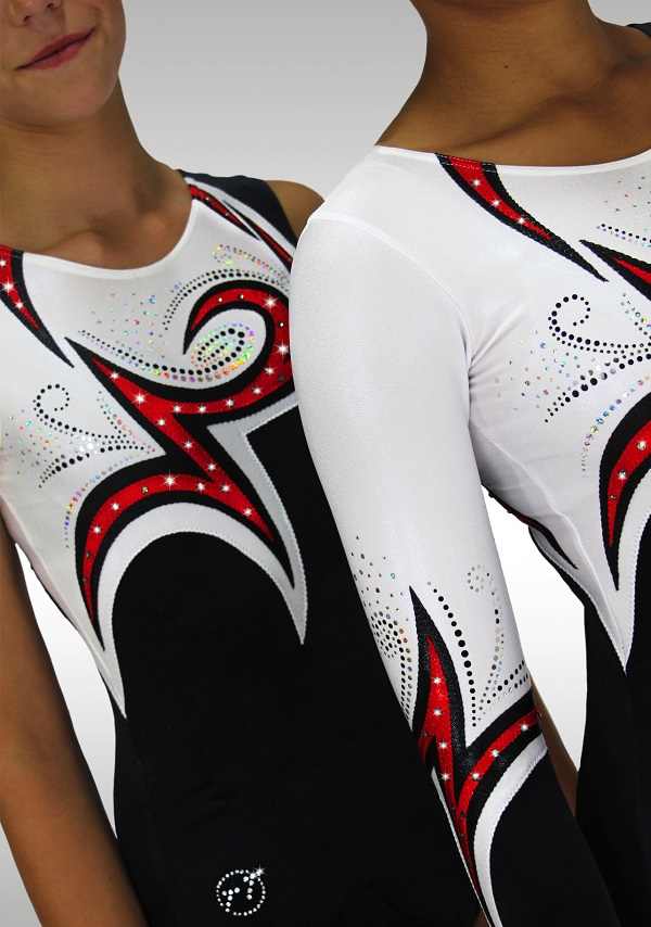 Leotard V752 black/ red